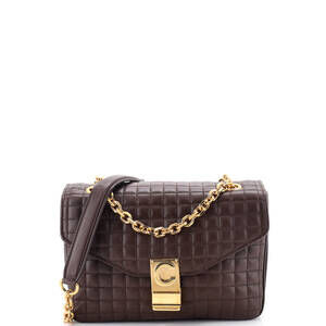Celine C Bag Quilted Leather Medium #260818C11B